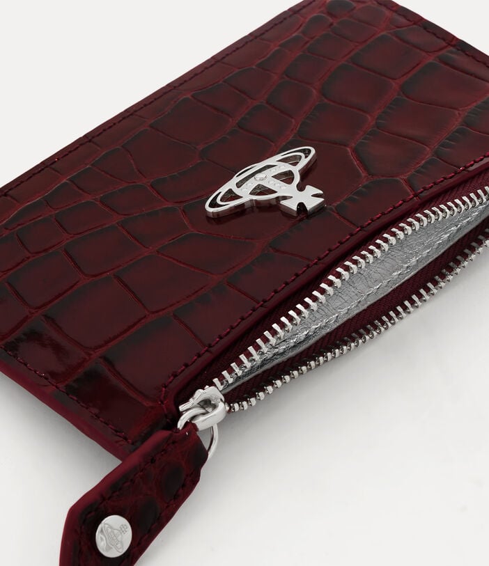 Vivienne Westwood CROCODILE SLIM LONG CARD HOLDER